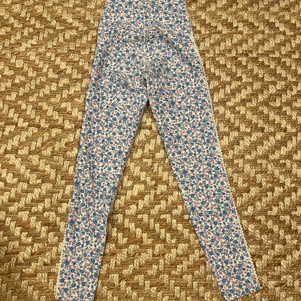 LoveShackFancy X Beach Riot Jade Legging CRUSHED BLUEBERRIES size xs